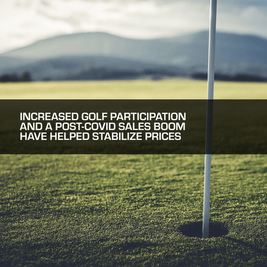Prices for golf gear remains steady in 2022
