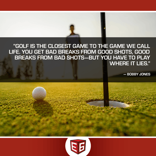 Take the good and the bad in golf