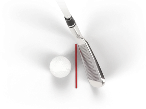 golf bat and ball