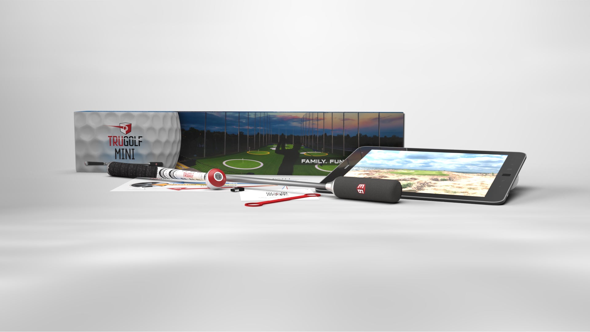 TruGolf mini golf simulator package 